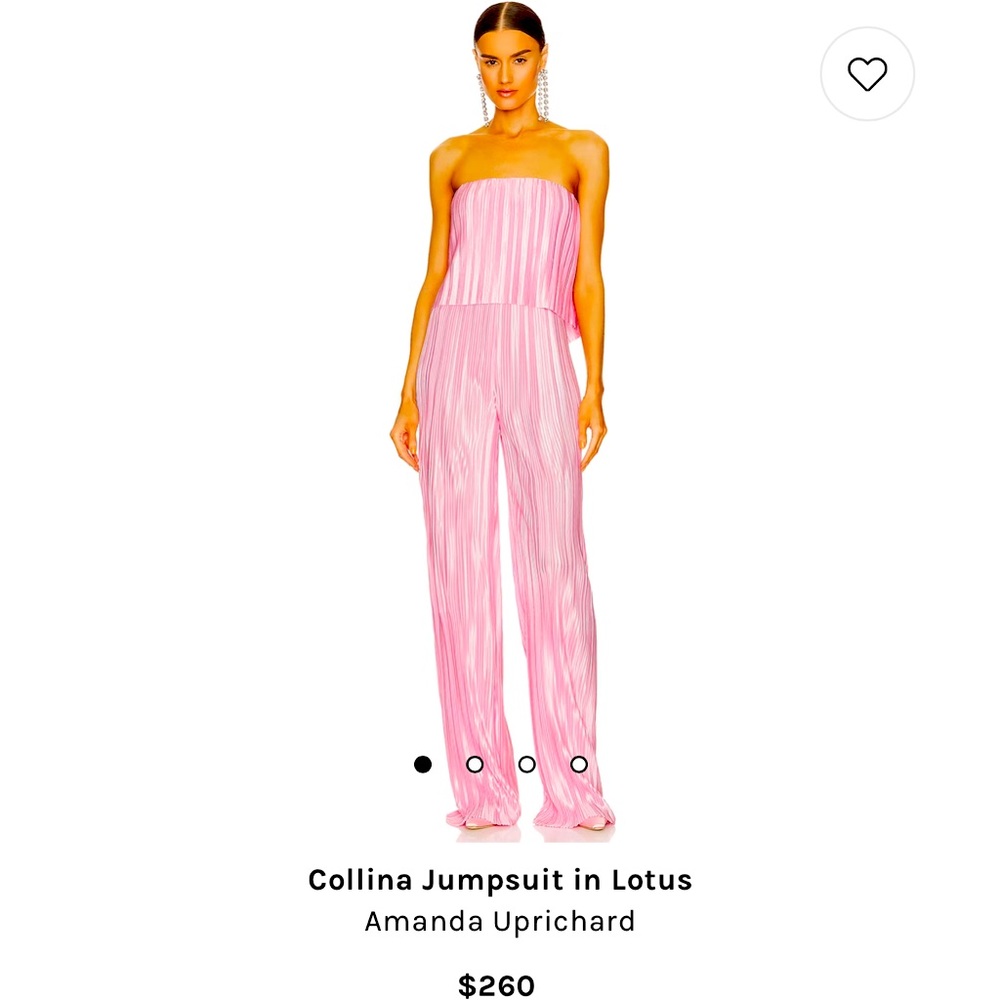 Amanda Uprichard Collina Jumpsuit in Lotus